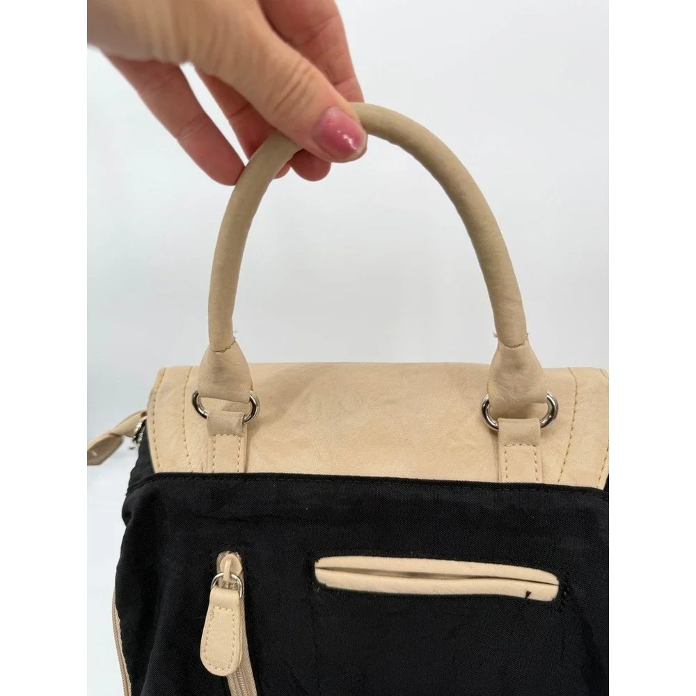 MultiSac Crossbody Backpack-Like Bag Two Tone Multi Pocket Organizer Travel